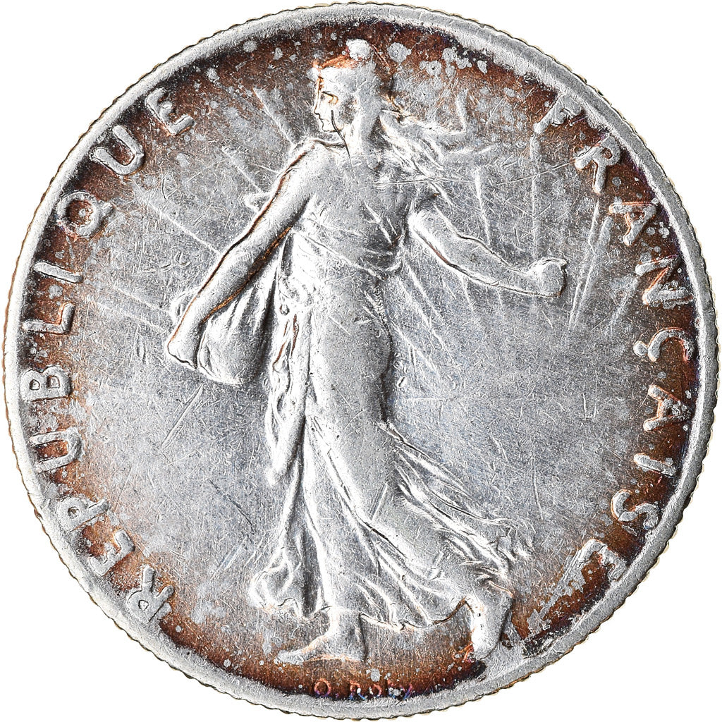 Coin, France, Semeuse, 50 Centimes, 1913, Paris, VF(20-25), Silver, KM:854