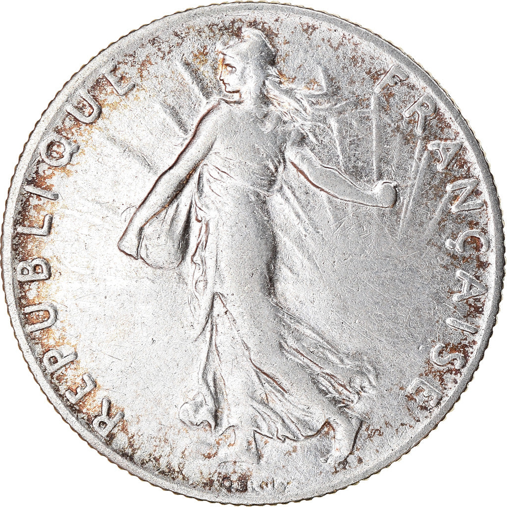 Münze, Frankreich, Semeuse, 50 Centimes, 1919, Paris, SS, Silber, KM:854