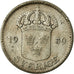 Moneda, Suecia, Gustaf V, 25 Öre, 1939, BC+, Plata, KM:785