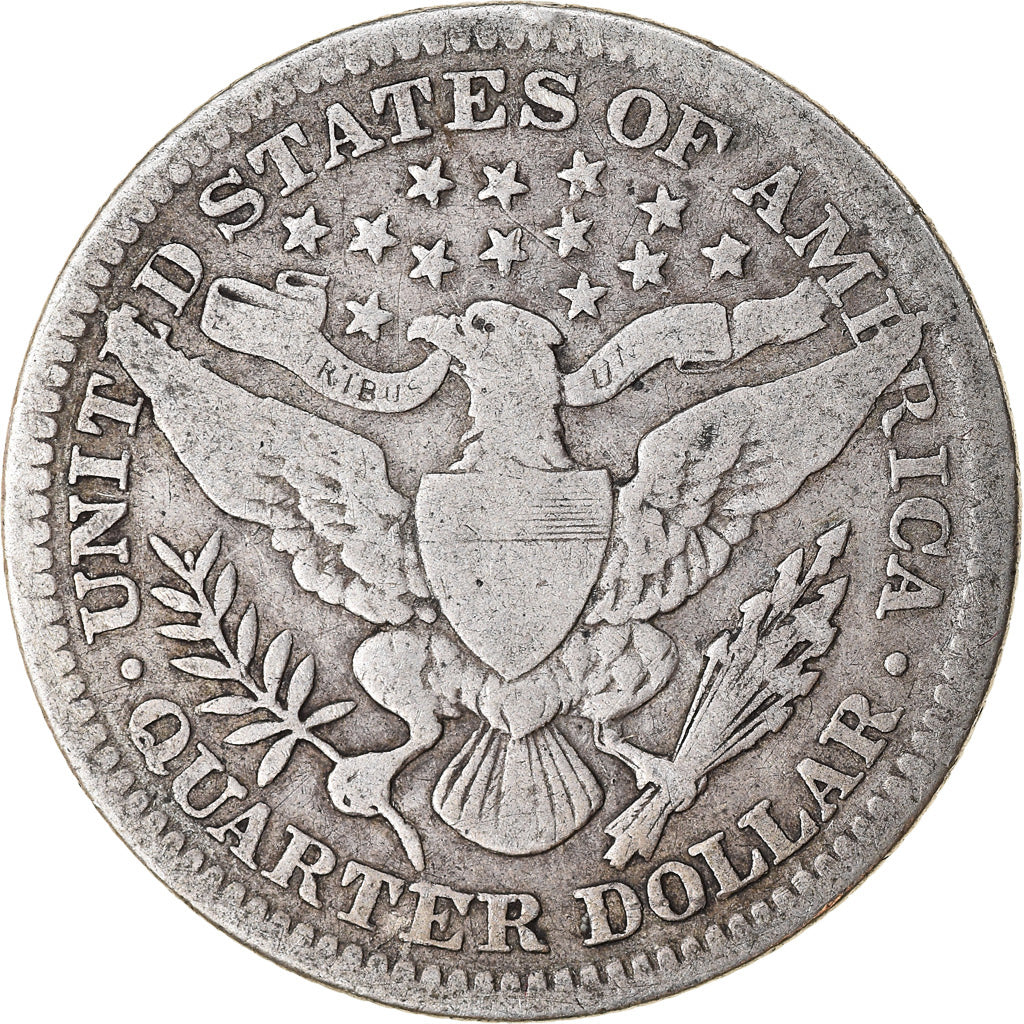 Münze, Vereinigte Staaten, Barber Quarter, Quarter, 1909, U.S. Mint