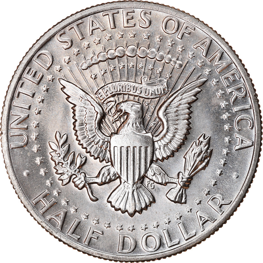 Coin, United States, Kennedy Half Dollar, Half Dollar, 1974, U.S. Mint, Denver