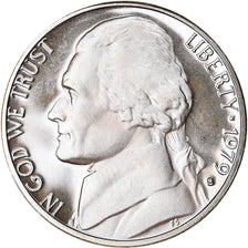 Coin, United States, Jefferson Nickel, 5 Cents, 1979, U.S. Mint, San Francisco