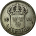 Coin, Sweden, Gustaf V, 25 Öre, 1914, EF(40-45), Silver, KM:785