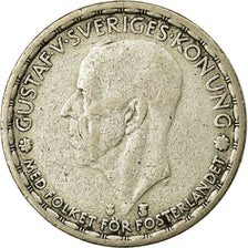 Coin, Sweden, Gustaf V, Krona, 1950, VF(20-25), Silver, KM:814