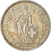 Coin, Switzerland, Franc, 1958, Bern, VF(30-35), Silver, KM:24