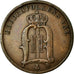 Moneta, Svezia, Oscar II, 2 Öre, 1893, BB, Bronzo, KM:746