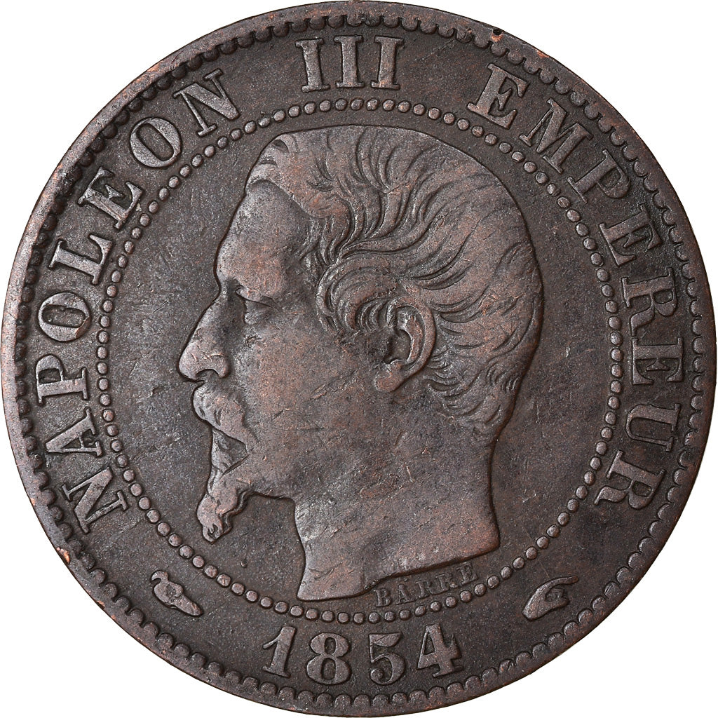 Moneta, Francja, Napoleon III, Napoléon III, 5 Centimes, 1854, Paris