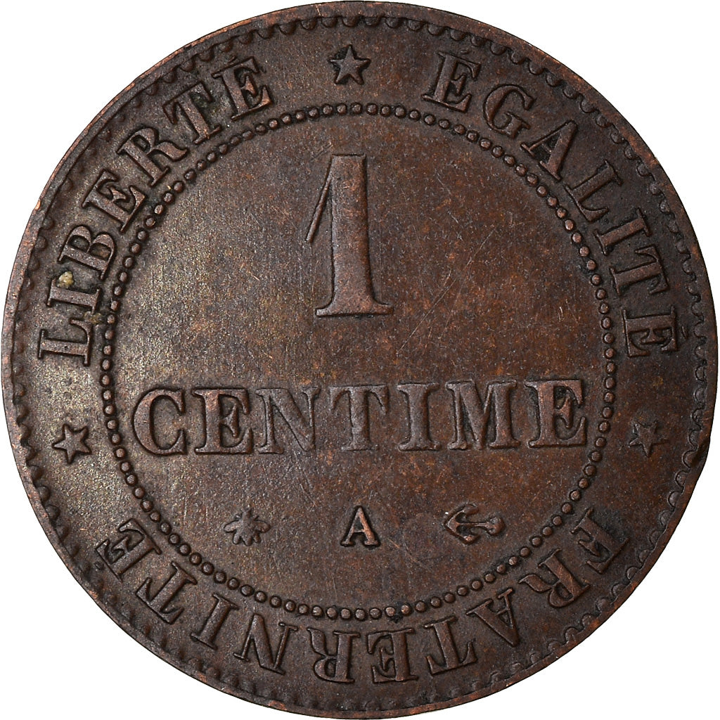 Monnaie, France, Cérès, Centime, 1874, Paris, TTB, Bronze, Gadoury:88