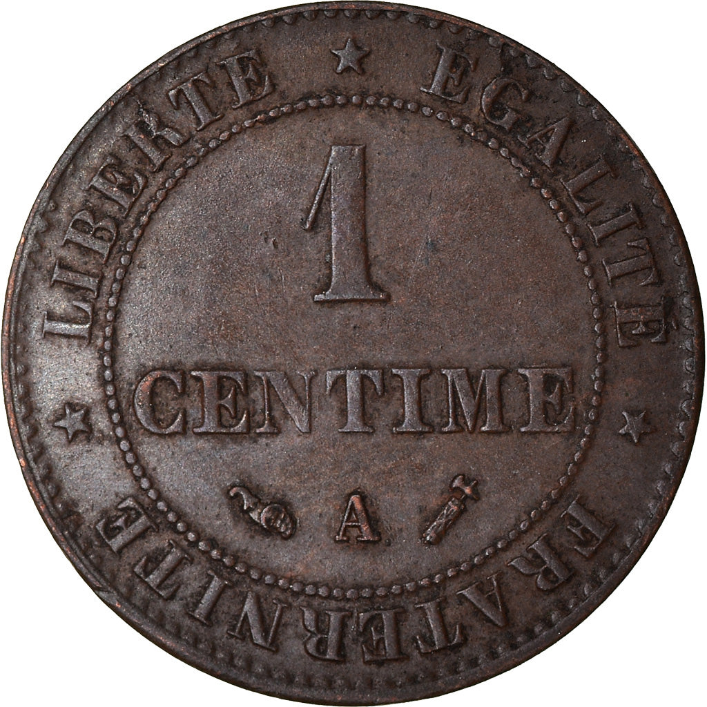 Münze, Frankreich, Cérès, Centime, 1890, Paris, SS, Bronze, KM:826.1
