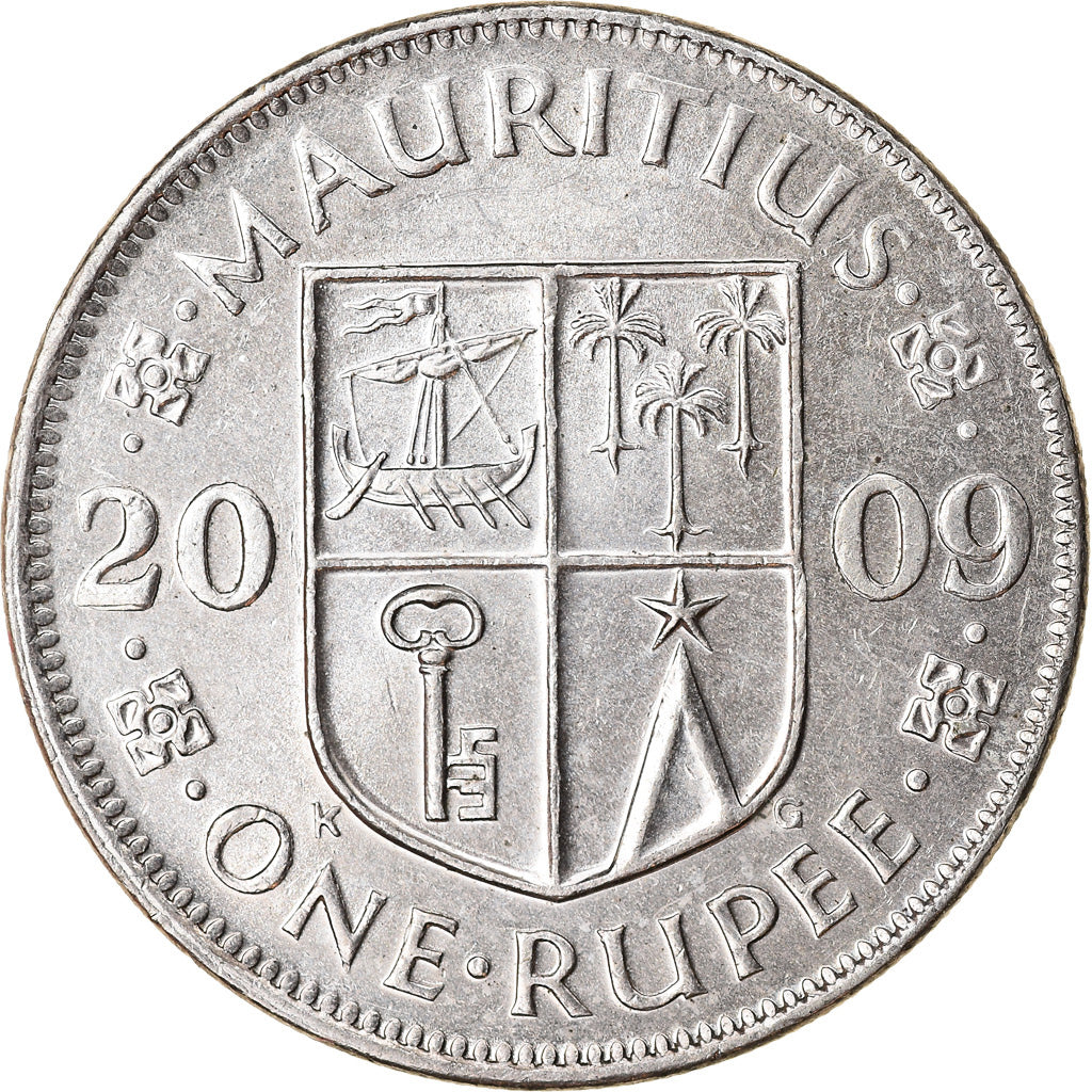 Monnaie, Mauritius, Rupee, 2009, TTB, Copper-nickel, KM:55