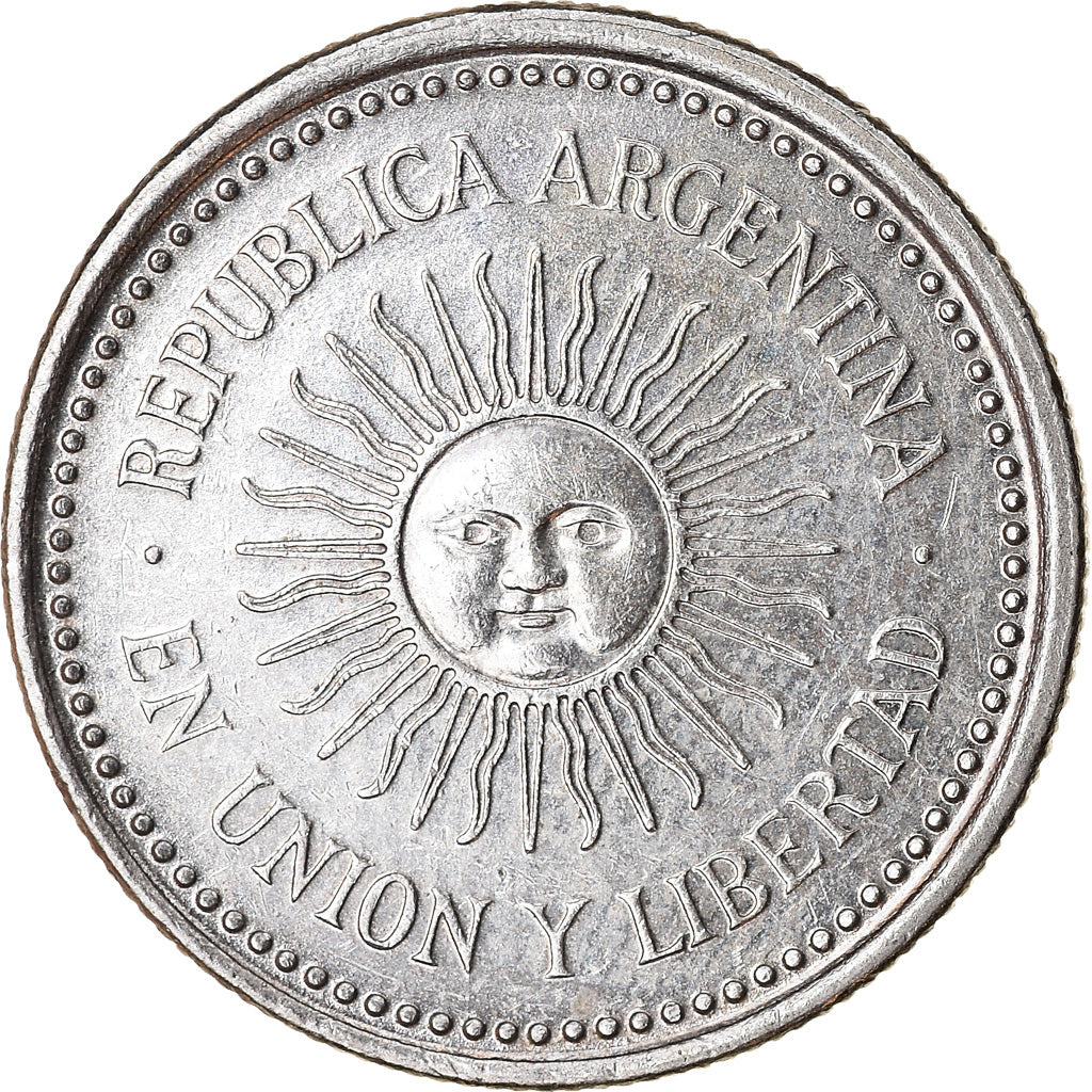 Coin, Argentina, 5 Centavos, 1993, EF(40-45), Copper-nickel, KM:109a.1