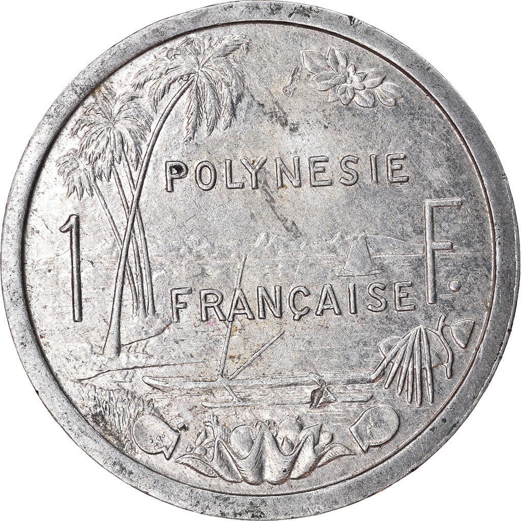 Moeda, Polinésia Francesa, Franc, 1989, Paris, EF(40-45), Alumínio, KM:11