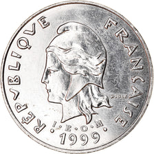 Coin, French Polynesia, 50 Francs, 1999, Paris, EF(40-45), Nickel, KM:13