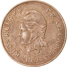 Coin, French Polynesia, 100 Francs, 1998, Paris, EF(40-45), Nickel-Bronze, KM:14