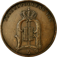 Monnaie, Suède, Oscar II, 5 Öre, 1897, TTB+, Bronze, KM:757