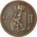 NORWAY, 5 Ore, 1876, KM #349, VF(30-35), Bronze, 27, 7.91