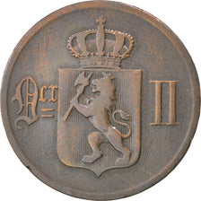 NORWAY, 5 Ore, 1896, KM #349, VF(30-35), Bronze, 27, 7.73