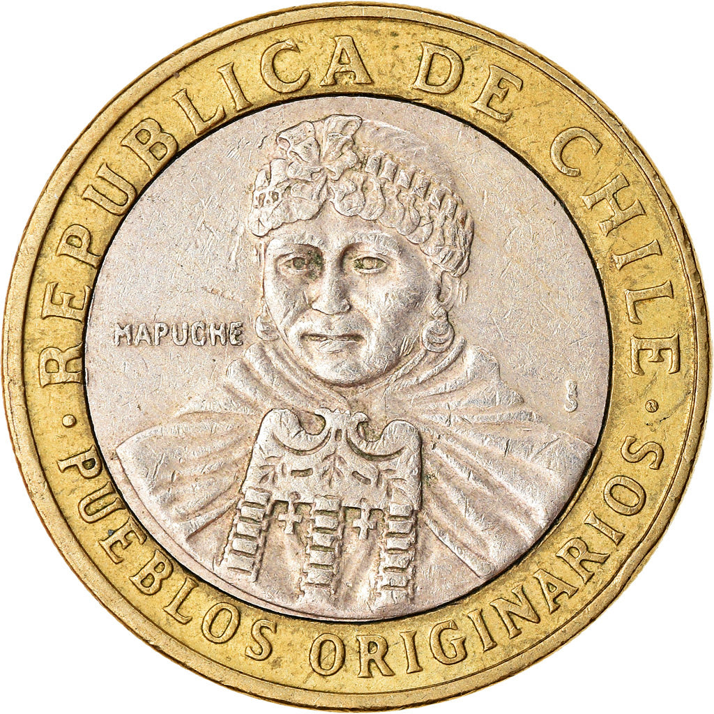 Coin, Chile, 100 Pesos, 2009, Santiago, EF(40-45), Bi-Metallic, KM:236