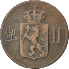 NORWAY, 5 Ore, 1896, KM #349, VF(30-35), Bronze, 27, 7.48