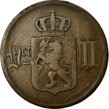 Coin, Norway, 5 Öre, 1876, VF(30-35), Bronze, KM:349