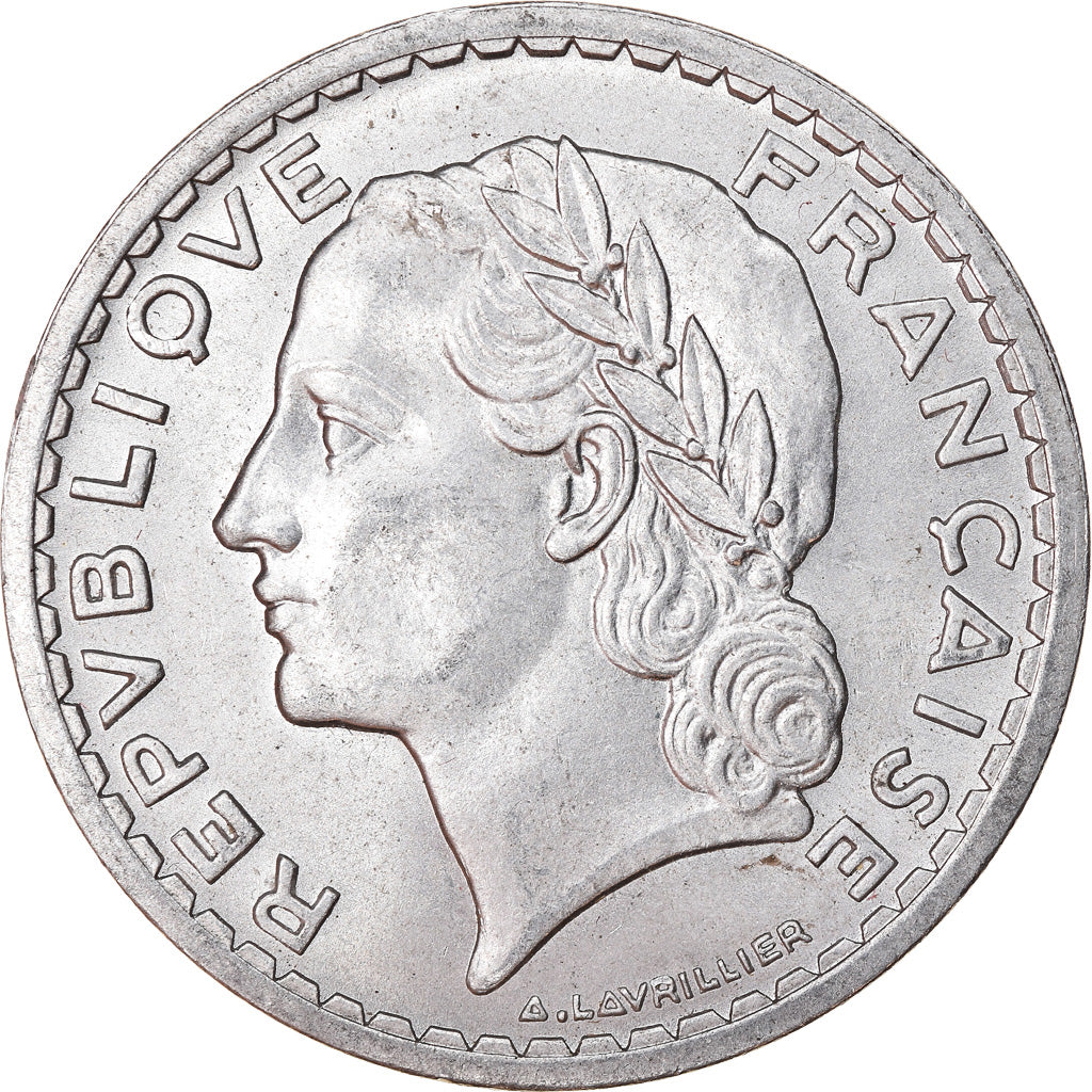 Moneta, Francja, Lavrillier, 5 Francs, 1946, Castelsarrasin, EF(40-45)