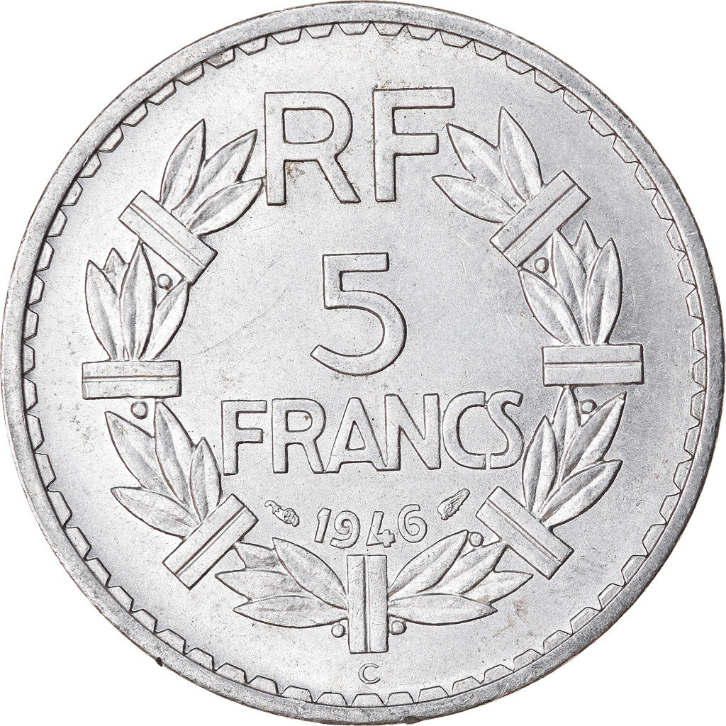 Moneta, Francja, Lavrillier, 5 Francs, 1946, Castelsarrasin, EF(40-45)