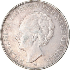 Coin, Netherlands, Wilhelmina I, 2-1/2 Gulden, 1938, EF(40-45), Silver, KM:165
