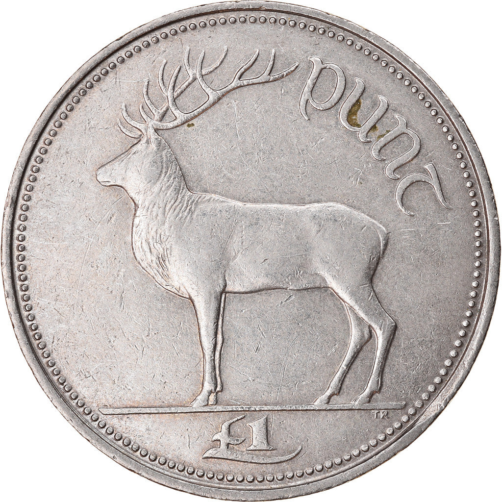 Coin, IRELAND REPUBLIC, Punt, Pound, 1995, EF(40-45), Copper-nickel, KM:27