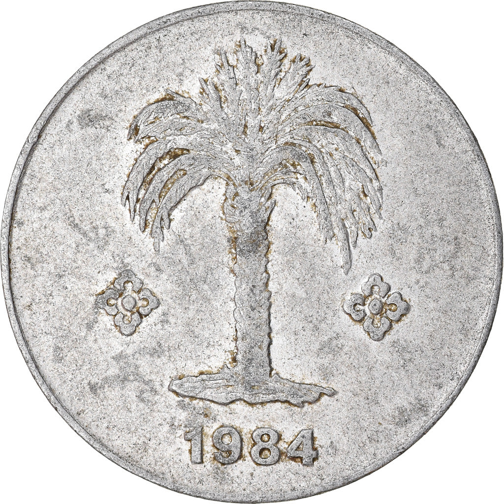 Münze, Algeria, 10 Centimes, 1984, Paris, S+, Aluminium, KM:115