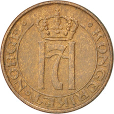 NORWAY, Ore, 1936, KM #367, AU(50-53), Bronze, 16, 1.99