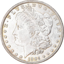 Coin, United States, Morgan Dollar, Dollar, 1884, U.S. Mint, New Orleans