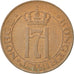 NORWAY, Ore, 1922, KM #367, AU(50-53), Bronze, 16, 1.99