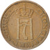 NORWAY, Ore, 1933, KM #367, AU(50-53), Bronze, 16, 2.01