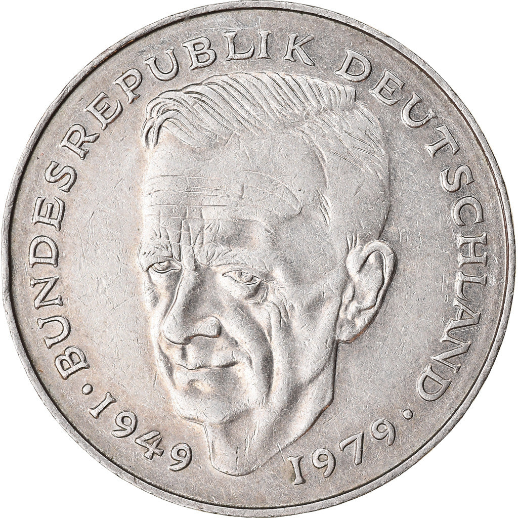 Monnaie, République fédérale allemande, 2 Mark, 1980, Munich, TTB