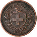 Coin, Switzerland, Rappen, 1918, Bern, VF(30-35), Bronze, KM:3.2