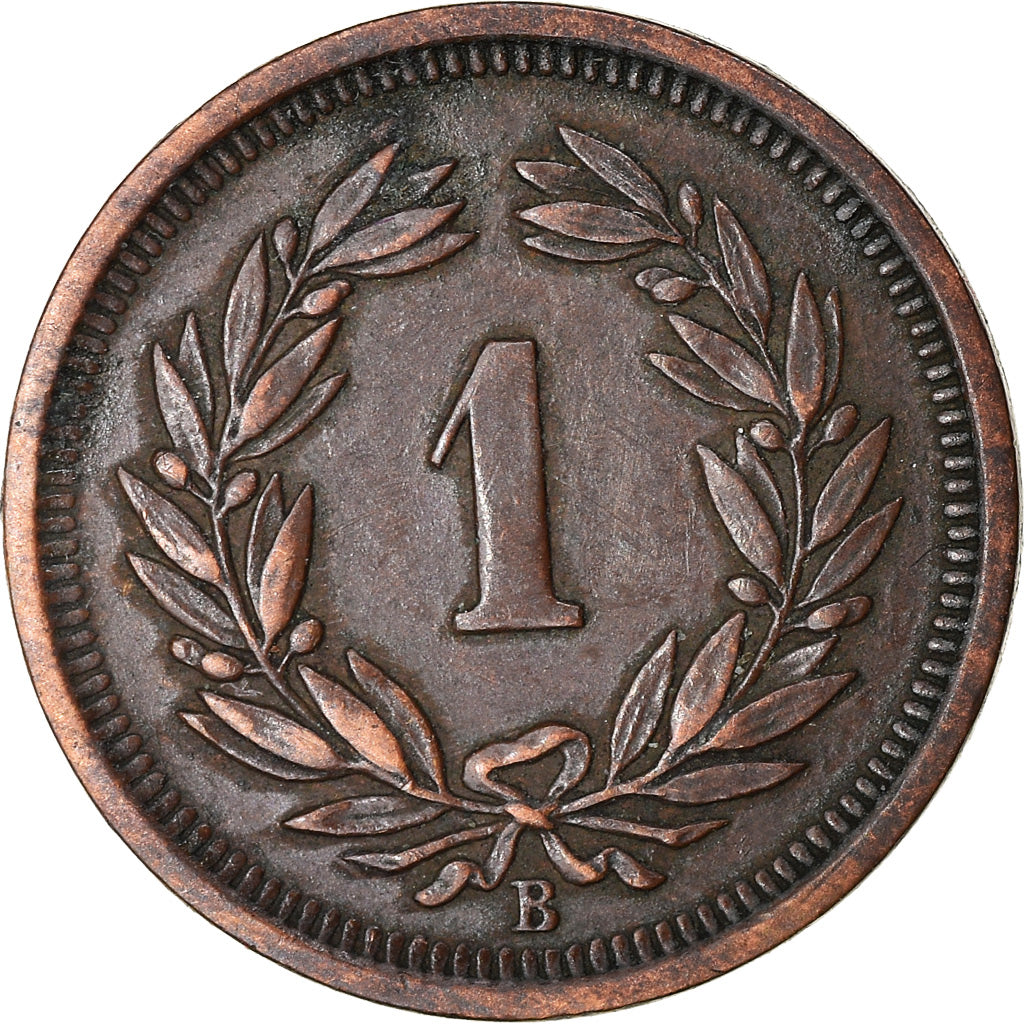 Coin, Switzerland, Rappen, 1918, Bern, VF(30-35), Bronze, KM:3.2