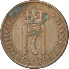 NORWAY, 2 Ore, 1915, KM #371, VF(30-35), Bronze, 21, 3.98