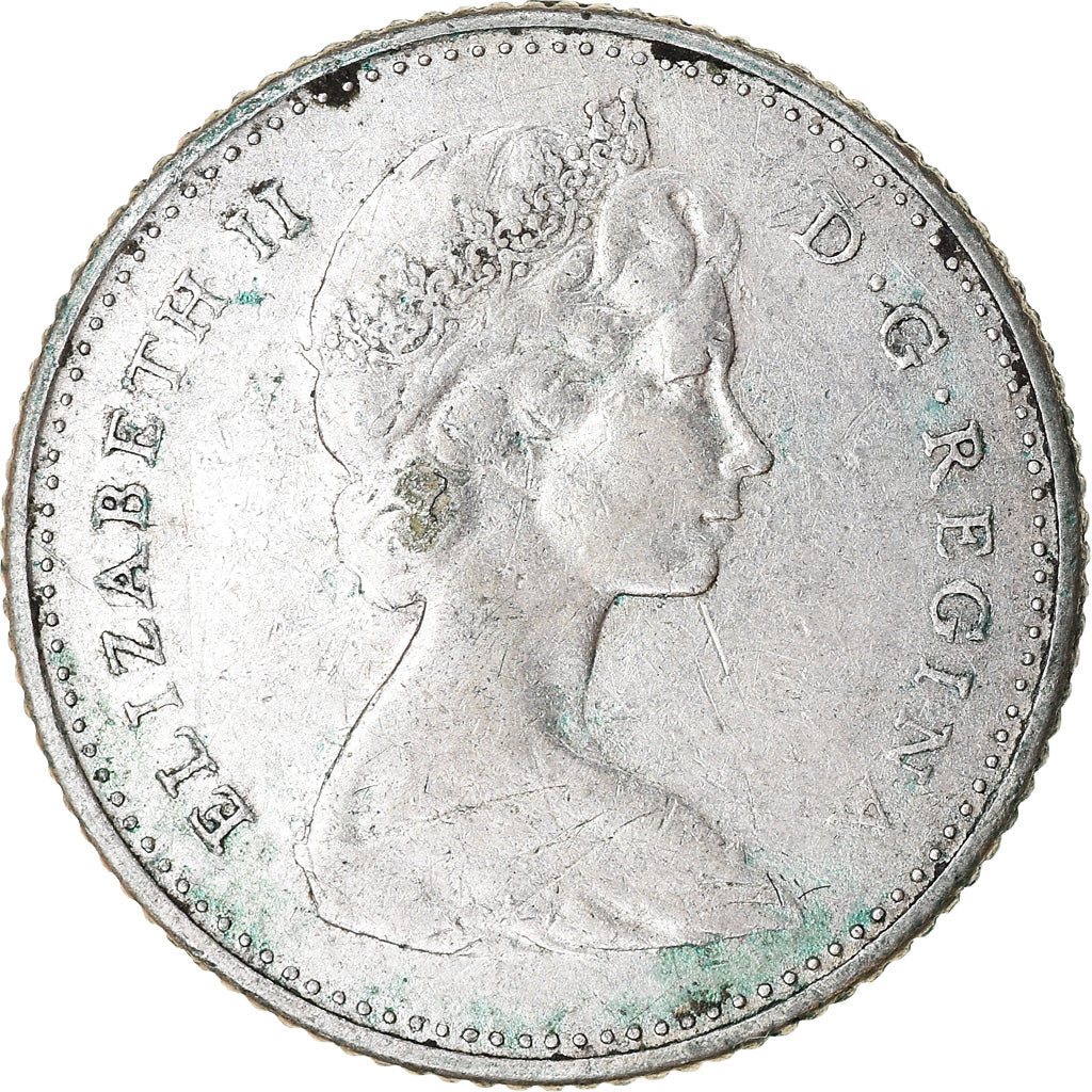 Moneta, Canada, Elizabeth II, 10 Cents, 1968, Royal Canadian Mint, Ottawa