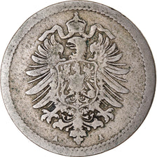 Coin, GERMANY - EMPIRE, Wilhelm I, 5 Pfennig, 1875, Berlin, VF(30-35)