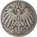 Coin, GERMANY - EMPIRE, Wilhelm II, 5 Pfennig, 1906, Hambourg, VF(30-35)