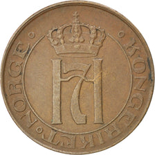 Norway, 2 Öre, 1923, KM #371, AU(50-53), Bronze, 21, 3.97