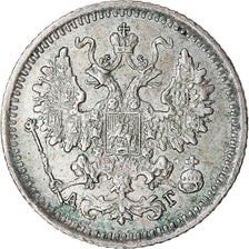 Monnaie, Russie, Nicholas II, 5 Kopeks, 1890, Saint-Petersburg, TTB, Argent