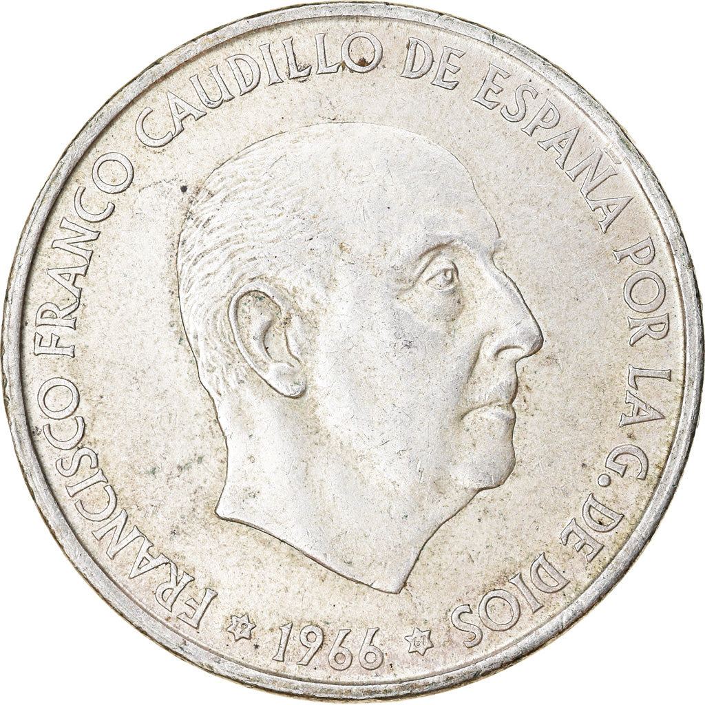 Moneta, Spagna, Caudillo and regent, 100 Pesetas, 1967, Madrid, BB, Argento