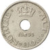 NORWAY, 10 Ore, 1938, KM #383, EF(40-45), Copper-Nickel, 15, 1.52