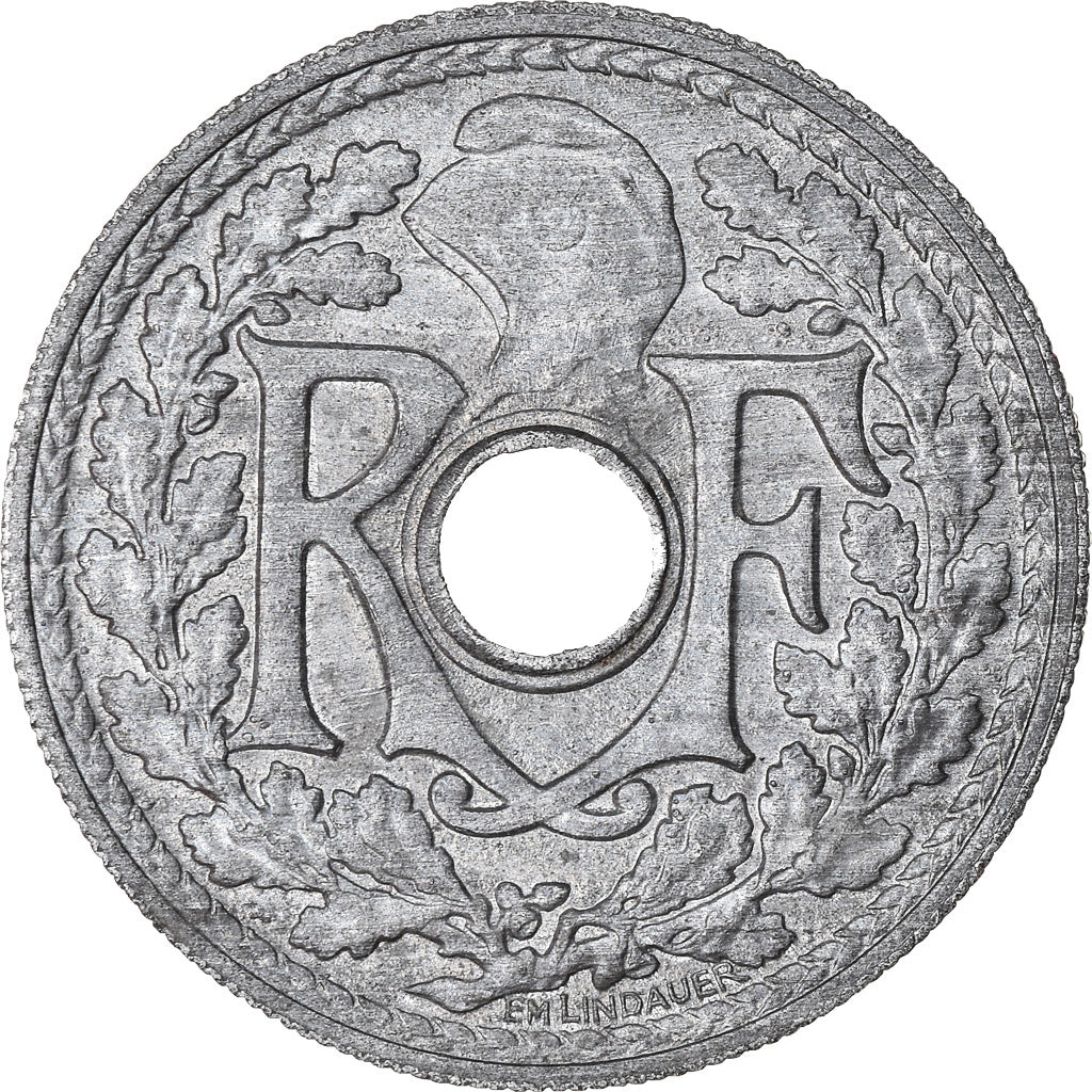 Coin, France, Lindauer, 20 Centimes, 1945, Paris, EF(40-45), Zinc, KM:907.1