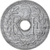 Coin, France, Lindauer, 20 Centimes, 1945, Paris, EF(40-45), Zinc, KM:907.1
