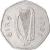 Moneta, REPUBBLICA D’IRLANDA, 50 Pence, 1981, BB, Rame-nichel, KM:24