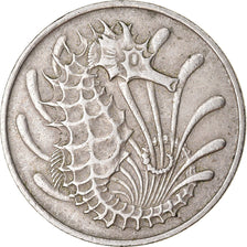 Coin, Singapore, 10 Cents, 1967, Singapore Mint, VF(30-35), Copper-nickel, KM:3