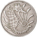 Coin, Singapore, 10 Cents, 1967, Singapore Mint, VF(30-35), Copper-nickel, KM:3