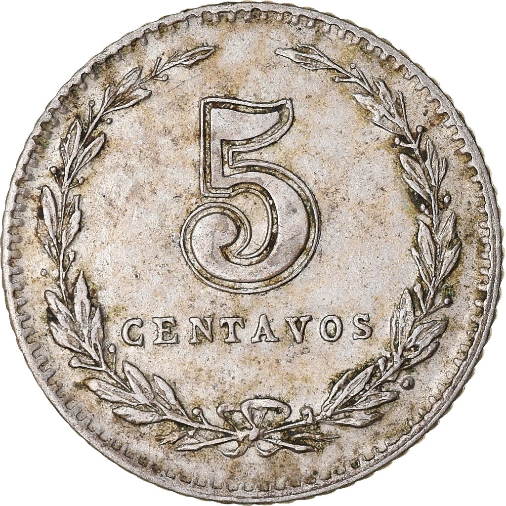 Coin, Argentina, 5 Centavos, 1899, EF(40-45), Copper-nickel, KM:34